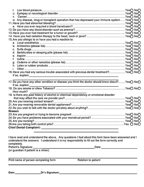 patient form page 3