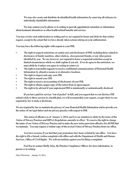 patient form page 6